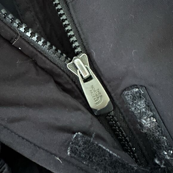 The North Face Jacket Womens XL Black Goose Down Faux Fur Coat Parka Hyvent - Picture 5 of 14